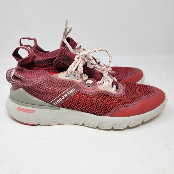 Cole Haan Women's 5.5 Overtake Grand 360 Zerogrand Red Scarlet Sneakers Shoes - Picture 3 of 7